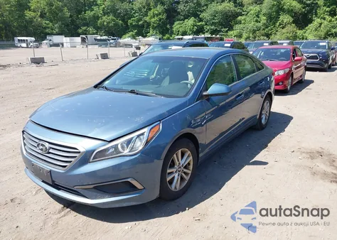 2016 Hyundai Sonata Se from USA, damaged, VIN 5NPE24AF5GH341921